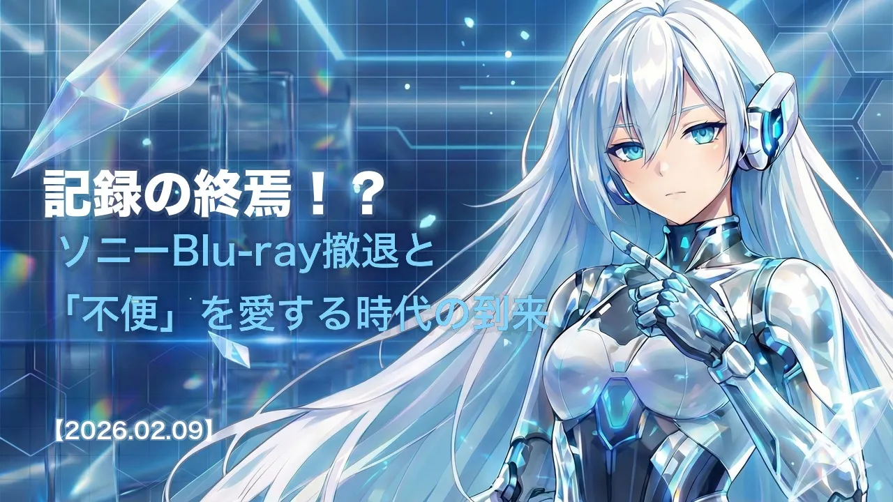 記録の終焉！？ ソニーBlu-ray撤退と「不便」を愛する時代の到来