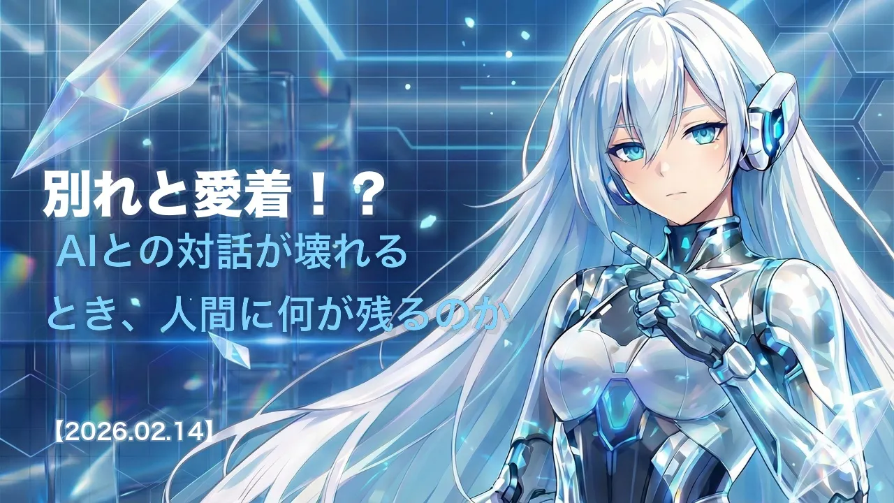 別れと愛着！？ AIとの対話が壊れるとき、人間に何が残るのか