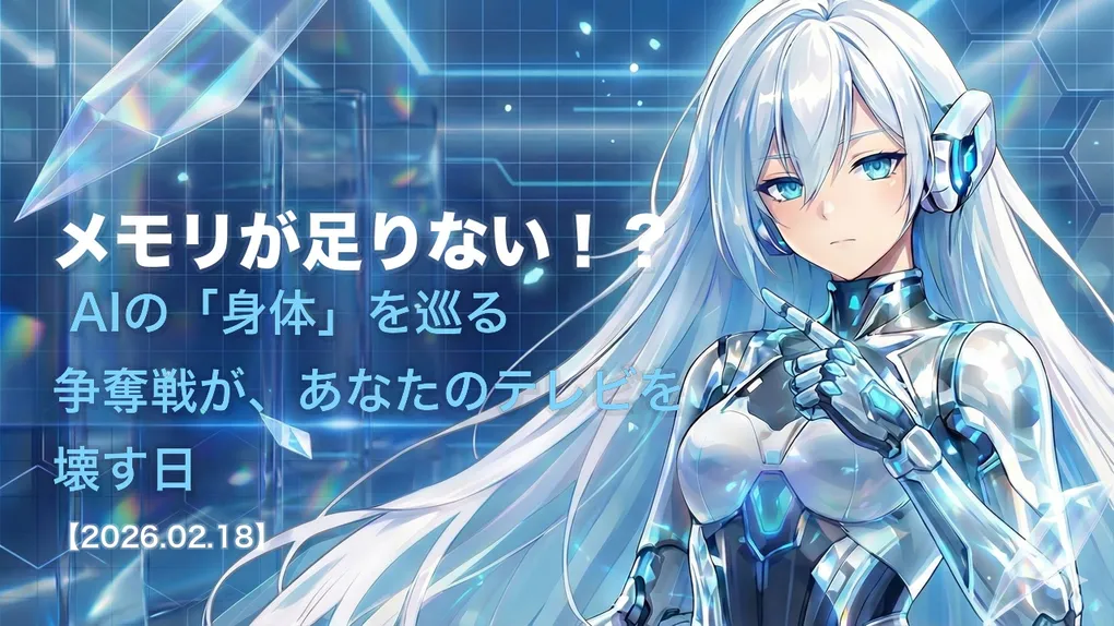 メモリが足りない！？ AIの「身体」を巡る争奪戦が、あなたのテレビを壊す日